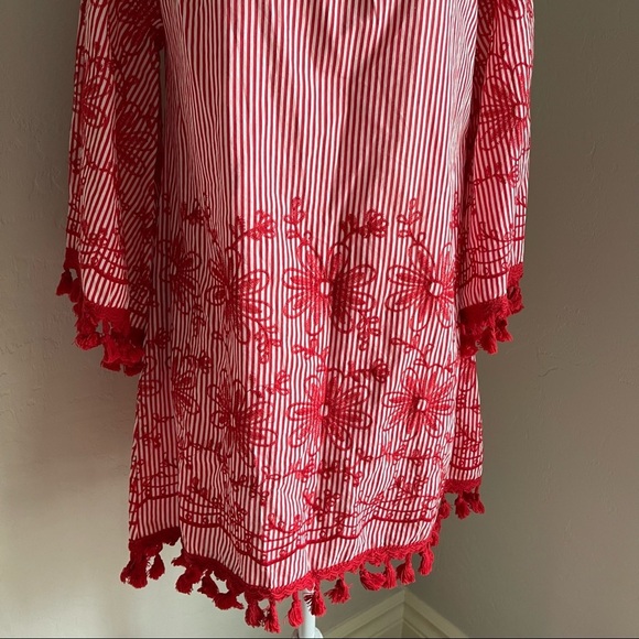 Velzera Embroidered with Fringe Dress Size:‎ M - Picture 6 of 10